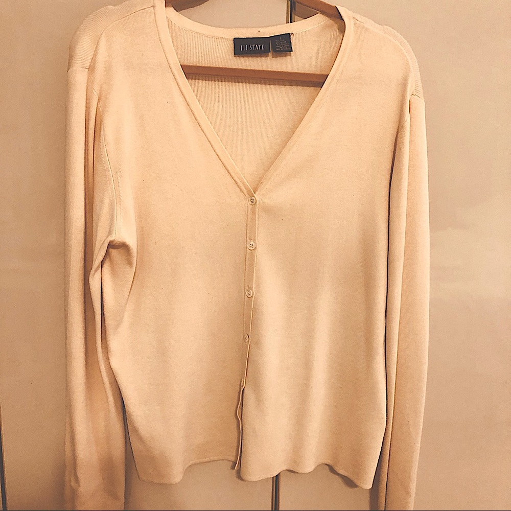 111 State cardigan-size large